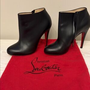Christian Louboutin Black Heeled Boots